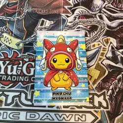 Pikachu Magikarp Poncho Cracked Ice Holo Pokemon Database Christmas - Image 1