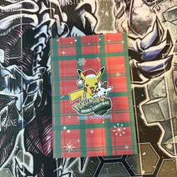 Pikachu Slowpoke Poncho Cracked Ice Holo Pokemon Database Christmas - Image 2