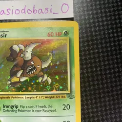 Pokemon TCG Pinsir Jungle 9/64 Holo Rare Unlimited WOTC LP Condition - Image 3