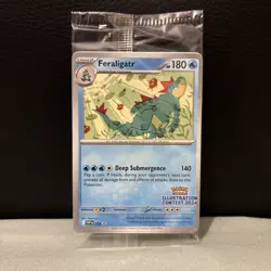 Pokemon TCG 2024 Illustration Contest Feraligatr, Pikachu, Toxtricity SEALED - Image 1