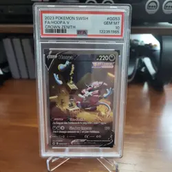 Pokemon Hoopa V Crown Zenith Galarian Gallery Full Alt Art #GG53 PSA 10 Gem Mint - Image 1