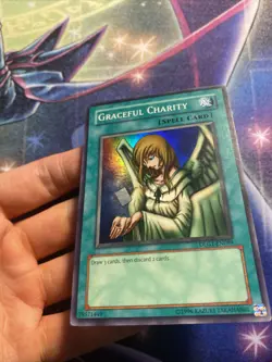 (AA) YUGIOH! GRACEFUL CHARITY DLG1-EN089 SUPER X1 LP - Image 3