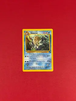 Omanyte 40/62 Pokemon TCG Fossil Regular Card in Good Condition - Image 1