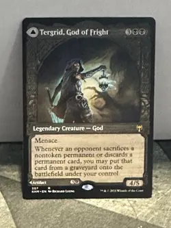 MTG - Tergrid, God of Fright / Tergrid's Lantern - SHOWCASE - KHM 307 - NM LC1 - Image 1