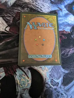 Ghost Ship The Dark MTG off center miscut misprint error normal back twisted - Image 2