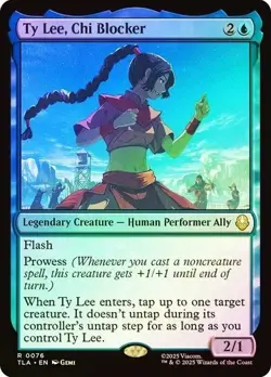 MTG: Avatar: The Last Airbender: Ty Lee, Chi Blocker R 0076 Foil NM - Image 1