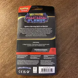 Pokemon TCG Phantasmal Flames Blister Pack Factory Sealed Cottonee Promo - Image 2