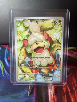 Hisuian Growlithe 181/167 Twilight masquerade Pokemon Double Rare NM Secret - Image 1