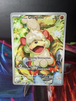 Hisuian Growlithe 181/167 Twilight masquerade Pokemon Double Rare NM Secret - Image 3