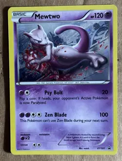 Pokemon TCG Mewtwo Holo Rare XY101 - Image 1