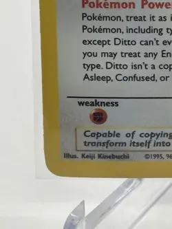 Pokemon Fossil Ditto Holo 3/62 Rare WOTC Vintage 1999 - LP/NM - Image 4