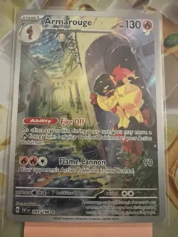 Pokemon 2023 SV03 Obsidian Flames Scizor 205/197 Illustration Rare Holo NM - Image 1