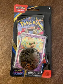 Pokemon TCG Phantasmal Flames Blister Pack Factory Sealed Whimsicott Promo - Image 1