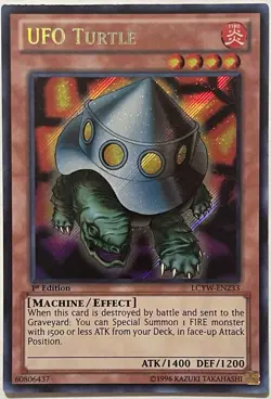 Yu-Gi-Oh! UFO Turtle LCYW-EN233 1st Edition Secret Rare NM Yugioh Holo Foil - Image 2