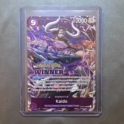 One Piece TCG - Kaido ST04-003 Treasure Cruise Winner Promo FOIL - NM - Image 1