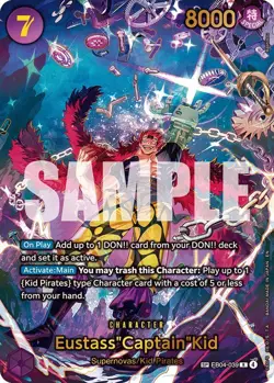 One Piece Eustass "Captain" Kid SP EB04-039 EN OP14 The Azure Sea's Seven - Image 1