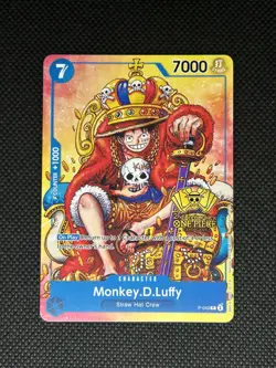 Monkey.D.Luffy (2nd Anniversary Stamped Promo) P-043 - One Piece TCG - English - Image 1