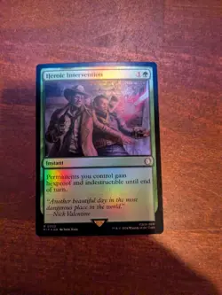 MTG: Heroic Intervention FOIL #202, NM Universes Beyond: Fallout Chase Card!! - Image 2