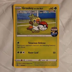 Pokemon Grookey on the Ball Futsal Promo Card 003/005 English 2020 - Image 1