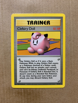 Clefairy Doll 70/102 Base Set - Rare Pokemon Card - NM/Mint - Image 1