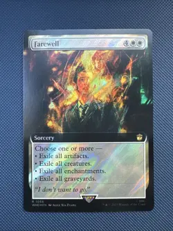 MTG Farewell (Extended Art) - Universes Beyond: Doctor Who (WHO) NM Surge Foil - Image 1