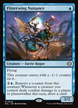 MTG Flitterwing Nuisance ** Lorwyn Eclipsed ** English - Image 1