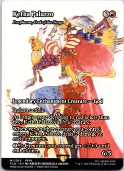 Kefka Palazzo - Purphoros, God of the Forge (Showcase) 14 FCA NM MTG - Image 1