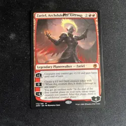 Zariel, Archduke of Avernus FOIL - Adventures of Forgotten Realms - NM - MTG - Image 1