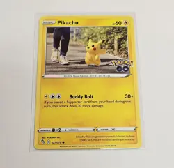 Pokemon TCG Pikachu Pokemon Go 027/078 Regular Common - Image 5