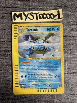 Carte Pokemon Tortank 4/165 HOLO Expedition Wizards Francais Occasion - Image 1