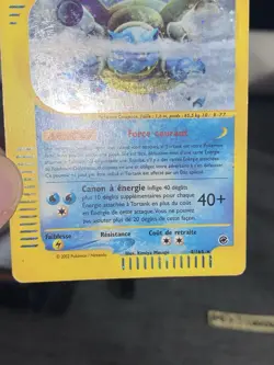 Carte Pokemon Tortank 4/165 HOLO Expedition Wizards Francais Occasion - Image 5