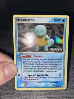 Carte Pokemon Metamorph Carapuce 64/113 Reverse Ex Especes Delta Francais Occasi - Image 3