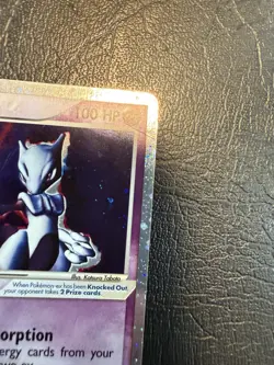 Pokemon Mewtwo EX TCG Holo Ultra Rare Card Ruby and Sapphire 101/109 HP - Image 2