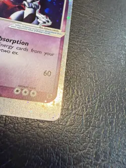 Pokemon Mewtwo EX TCG Holo Ultra Rare Card Ruby and Sapphire 101/109 HP - Image 3