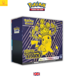 Pokemon Surging Sparks Elite Trainer Box ETB SV08 English Card New Sealed - Image 1