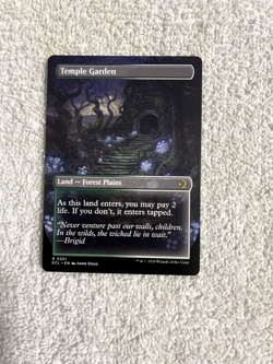 Temple Garden (Borderless) Lorwyn Eclipsed Regular - White/Green Land- NM - Image 2