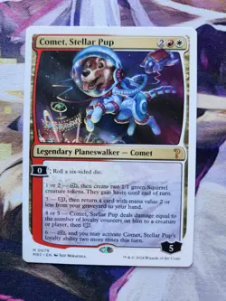 MTG Mystery Booster 2 - Comet, Stellar Pup - White Border NM - Image 1