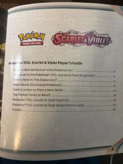 Pokemon TCG Scarlet & Violet Player’s Guide Official Booklet - 54 Pages - Image 4
