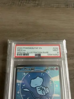 2024 POKEMON PALDEAN FATES 232 BUBBLE MEW PSA Grade 9(Mint) Illustration Rare - Image 3