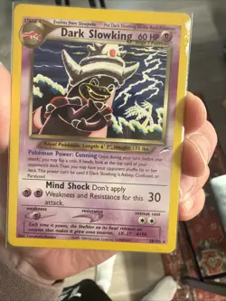Dark Slowking 20/105 Neo Destiny Rare Pokemon TCG - Image 1