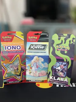 Pokemon Iono, Klara, and Lillie Premium Tournament Collection (Factory Sealed) - Image 1