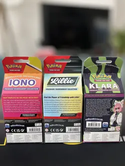 Pokemon Iono, Klara, and Lillie Premium Tournament Collection (Factory Sealed) - Image 3