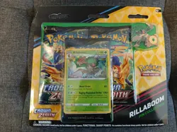 Pokemon - 3 Pack Booster Crown Zenith Inteleon Cinderace Rillaboom Pins Set Of 3 - Image 2