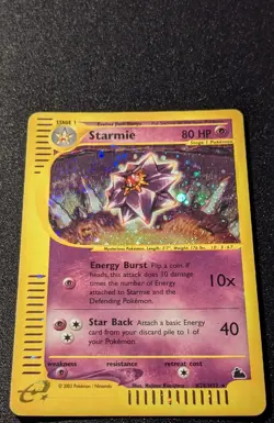 Pokemon SKYRIDGE - #H28/H32 Starmie - Holo - ENG - Moderately Played - Image 4