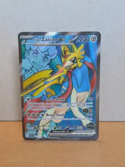 Hop’s Zacian EX 176/159 Ultra Rare Full Art Pokemon Journey Together - NM - Image 1
