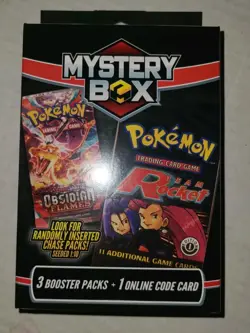NEW Pokemon Walmart Mystery Box 3 Booster Packs (Seeded Chase Pack 1:10) Sealed! - Image 1