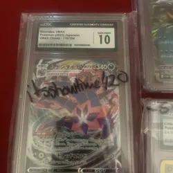 ETERNATUS VMAX 110/184 POKEMON JAPANESE VMAX CLIMAX HOLO RARE CGC 10 - Image 1