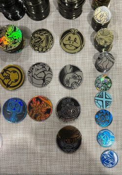 Pokemon Coin Lot 250+, Official Pokemon TCG Coins Jumbo & Small - Image 5