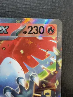 Pokemon TCG: 2025 Ethan's Ho-Oh Ex 039/182-DOUBLE RARE HOLO-Destined Rivals Holo - Image 2