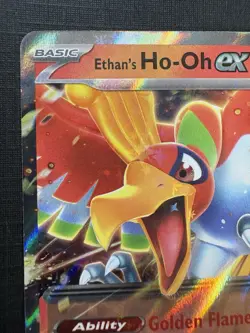Pokemon TCG: 2025 Ethan's Ho-Oh Ex 039/182-DOUBLE RARE HOLO-Destined Rivals Holo - Image 5